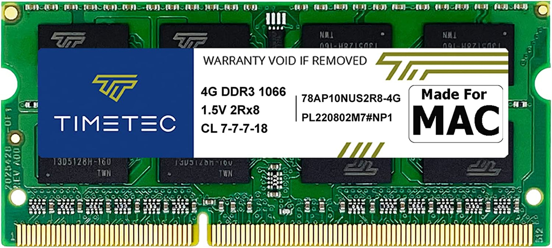Hynix IC 4GB Compatible for Apple DDR3 1067Mhz / 1066Mhz PC3-8500 for Mac Book, Macbook Pro, Imac, Mac Mini (Late 2008, Early/Mid/Late 2009, Mid 2010) MAC SODIMM Memory RAM Upgrade