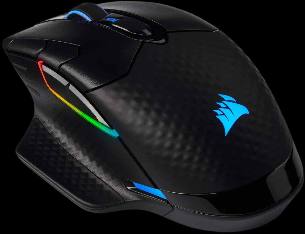 Dark Core RGB Pro, Wireless FPS/MOBA Gaming Optical Mouse with SLIPSTREAM Technology, Black, Backlit RGB LED, 18000 DPI, Optical,Ch-9315411-Na