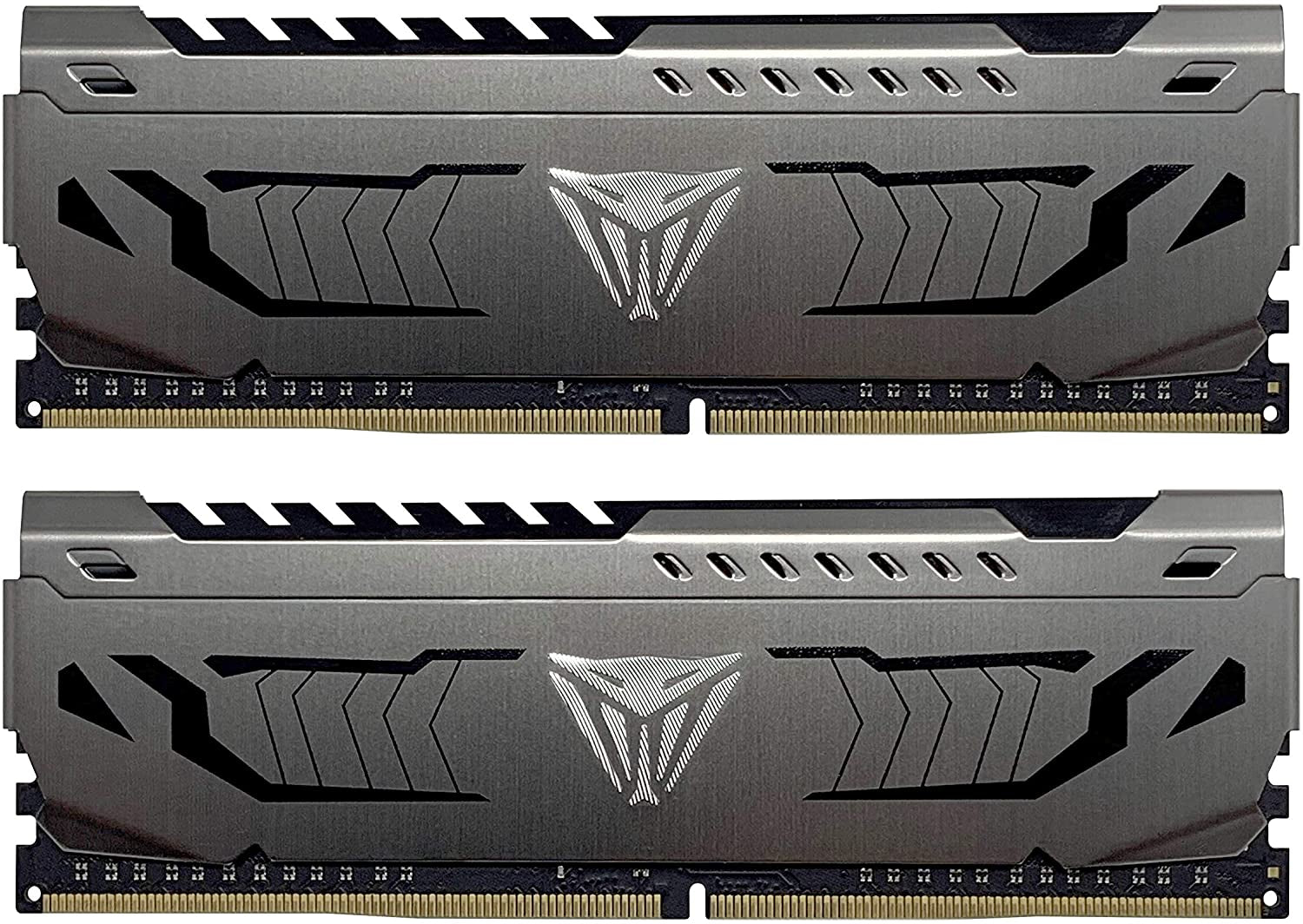 Patriot Viper Steel DDR4 RAM 16GB (2X8GB) 3200Mhz CL16 1.35V UDIMM Desktop Gaming Memory Kit Compatible with XMP - PVS416G320C6K