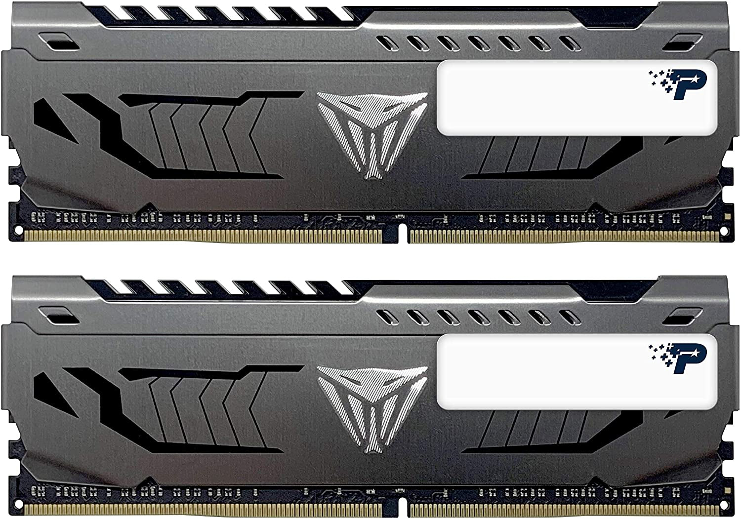 Patriot Viper Steel DDR4 RAM 16GB (2X8GB) 3200Mhz CL16 1.35V UDIMM Desktop Gaming Memory Kit Compatible with XMP - PVS416G320C6K